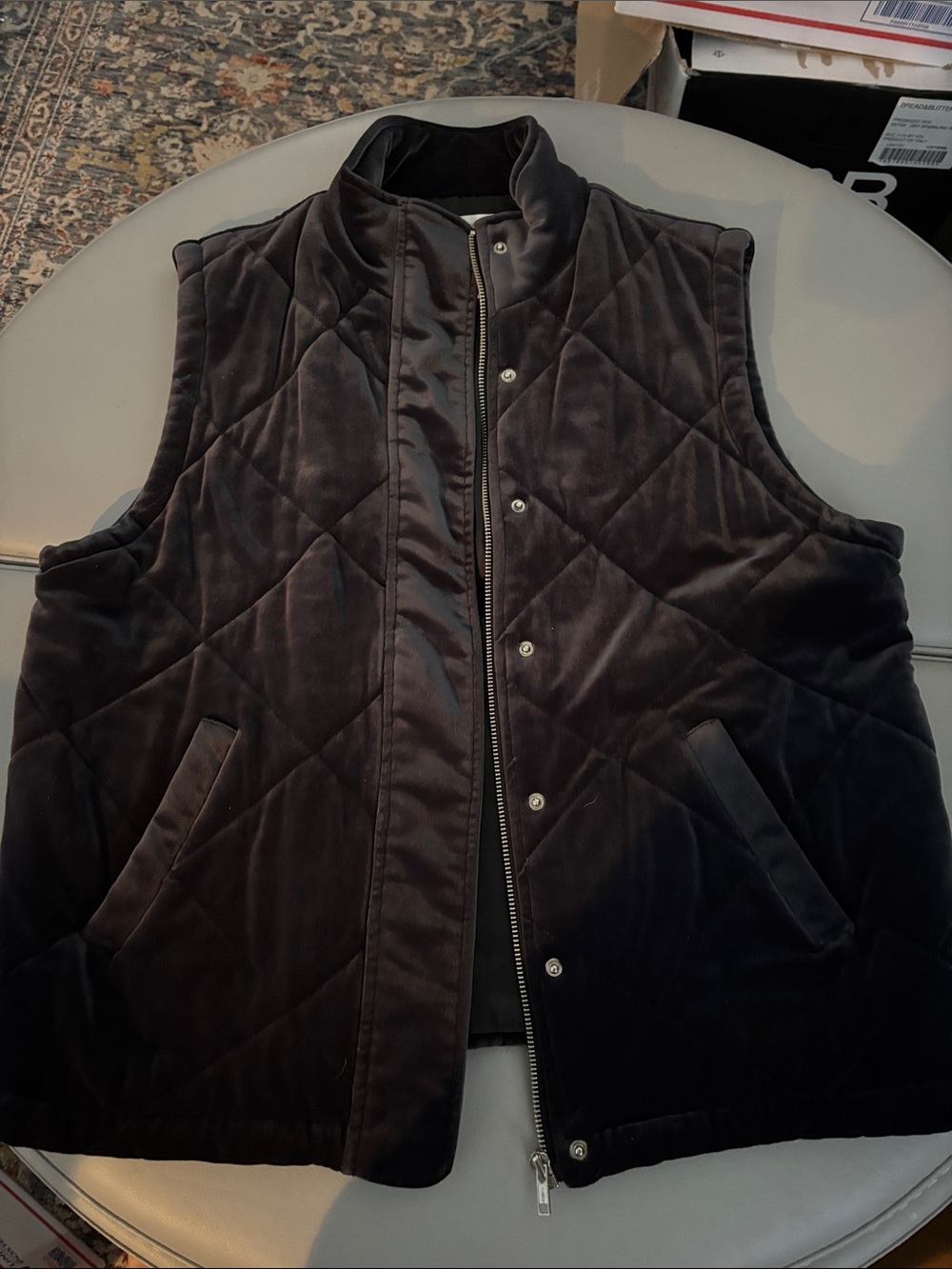 Jones New York Quilted Black Women’s Vest